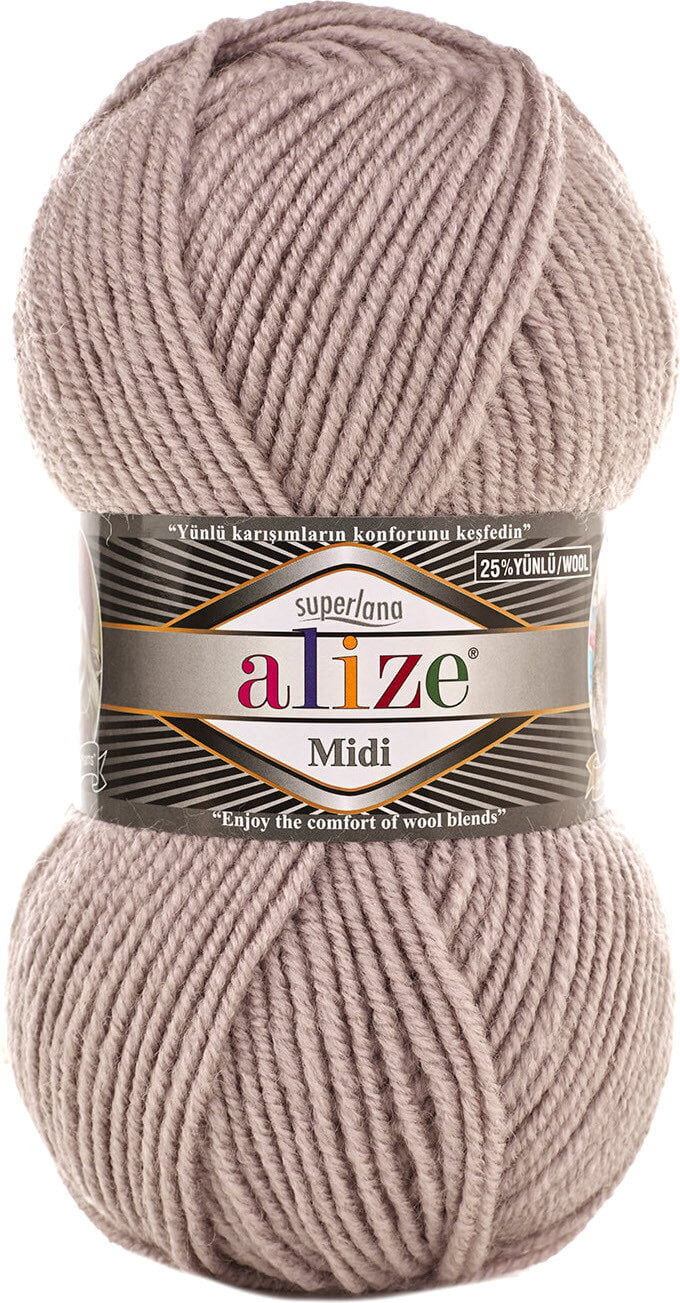 Knitting Yarn Alize Superlana Midi 652