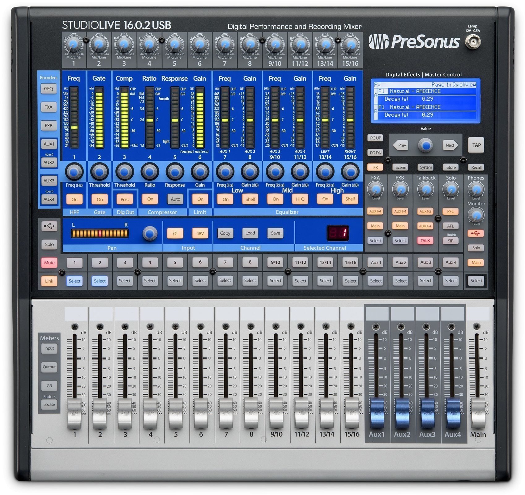 Presonus StudioLive 16.0.2 USB Mixer digital