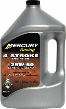 Olej do silników zaburtowych, olej do silników stacjonarnych Quicksilver Racing 4-Stroke Marine Oil Synthetic Blend 25W-50 4 L - 1