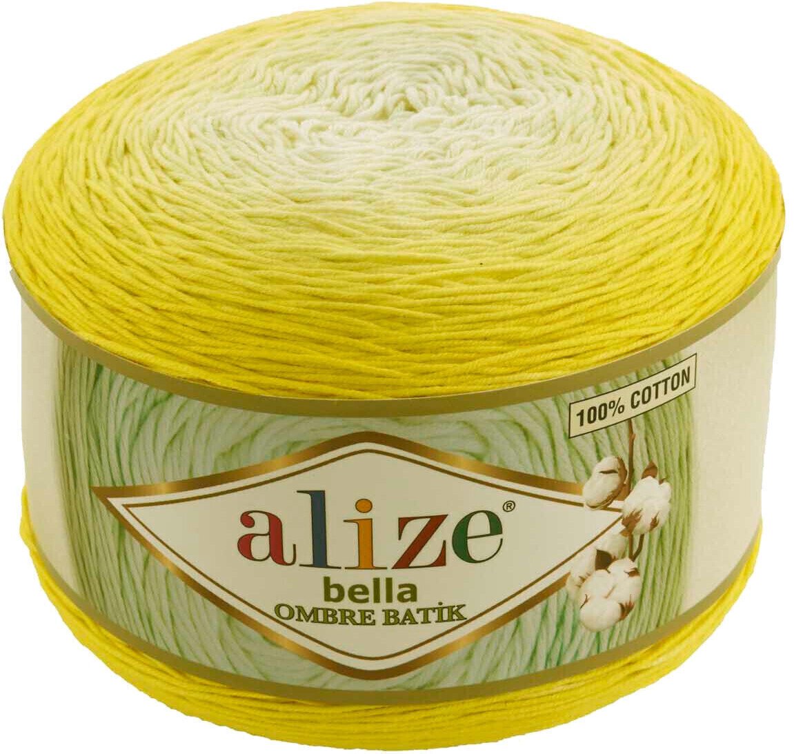 Alize Bella Ombre Batik 7414 Yellow