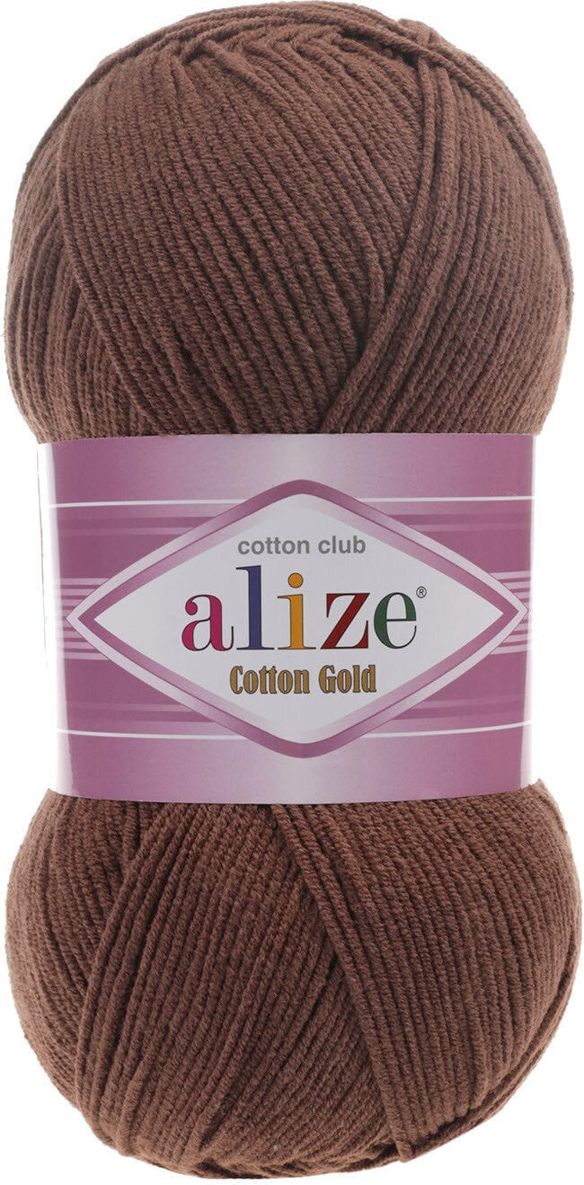 Fios para tricotar Alize Cotton Gold 493