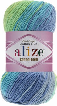 Knitting Yarn Alize Cotton Gold Batik 4146 Knitting Yarn - 1