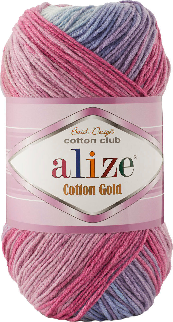 Pletilna preja Alize Cotton Gold Batik 3686