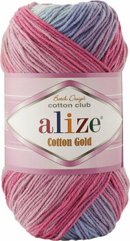 Knitting Yarn Alize Cotton Gold Batik 3686 Knitting Yarn - 1