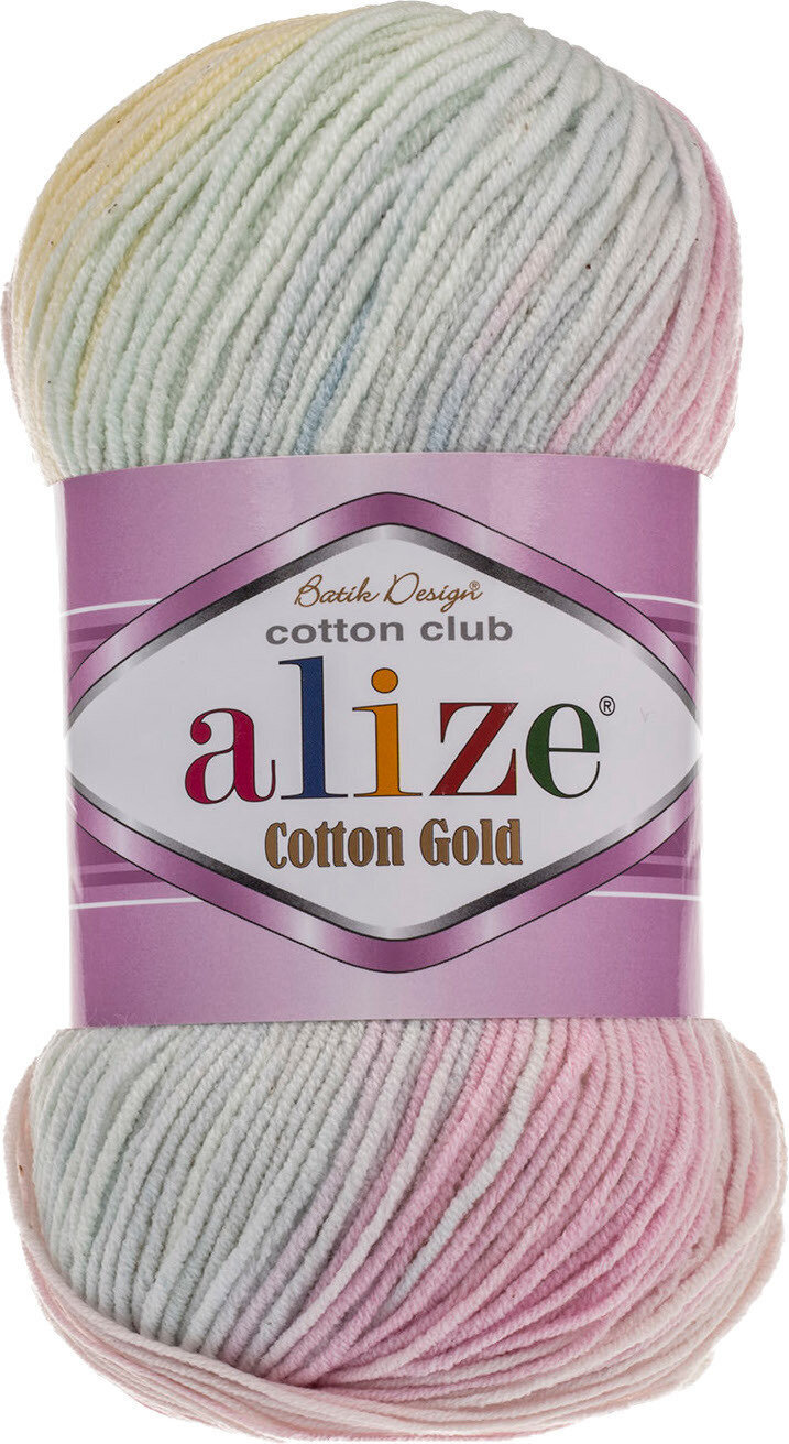 Fil à tricoter Alize Cotton Gold Batik 6785 Fil à tricoter