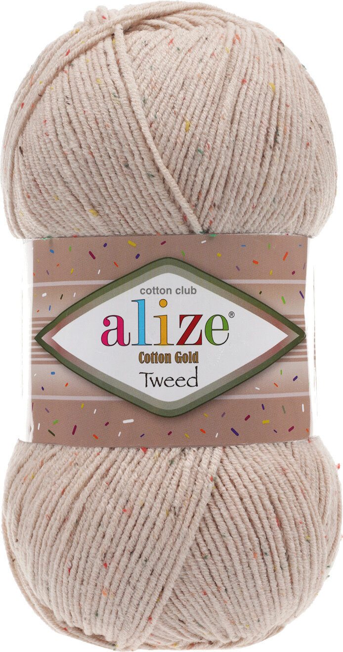 Fire de tricotat Alize Cotton Gold Tweed 67 Fire de tricotat