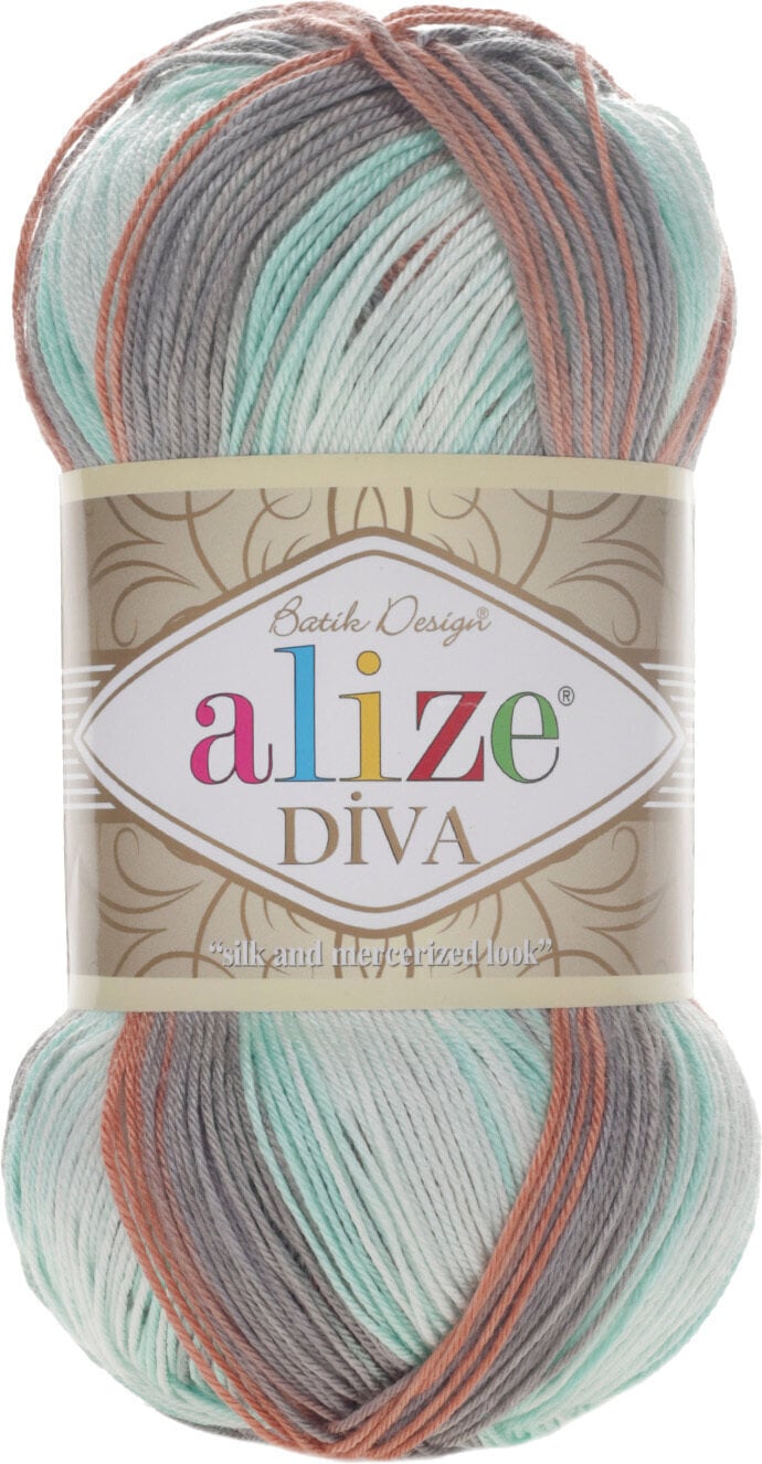 Knitting Yarn Alize Diva Batik 5550 Knitting Yarn
