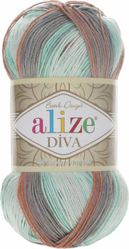 Knitting Yarn Alize Diva Batik 5550 Knitting Yarn - 1