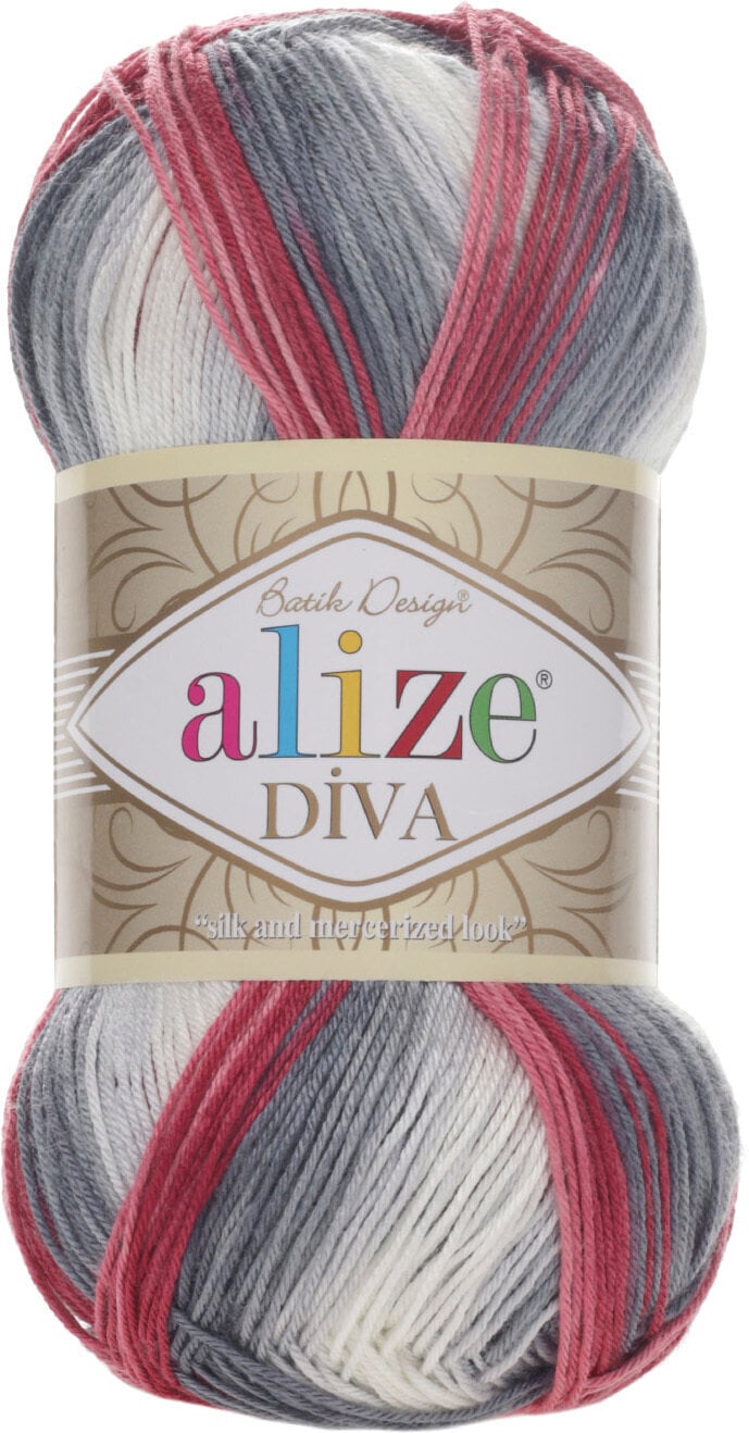 Fil à tricoter Alize Diva Batik 5740 Fil à tricoter
