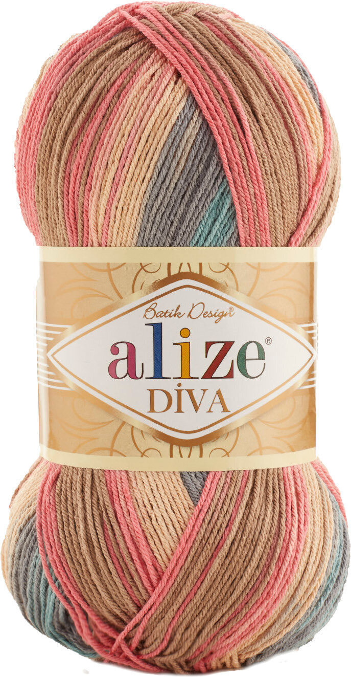 Knitting Yarn Alize Diva Batik 7399