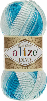 Knitting Yarn Alize Diva Batik 2130 - 1