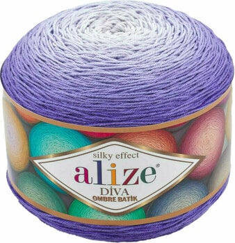 Knitting Yarn Alize Diva Ombre Batik 7378 - 1