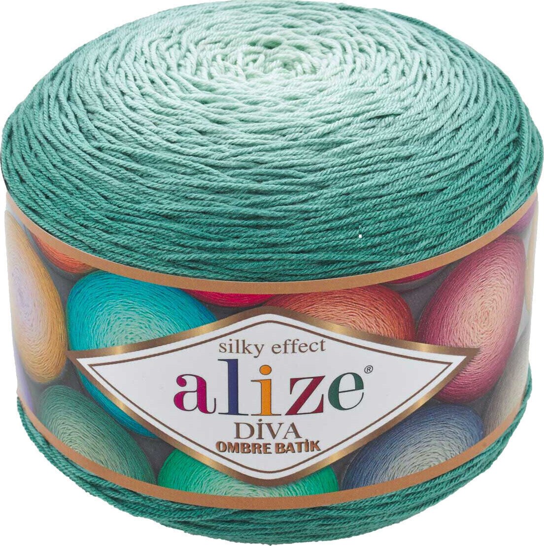 Knitting Yarn Alize Diva Ombre Batik 7369
