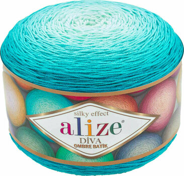 Pređa za pletenje Alize Diva Ombre Batik 7371 Pređa za pletenje - 1