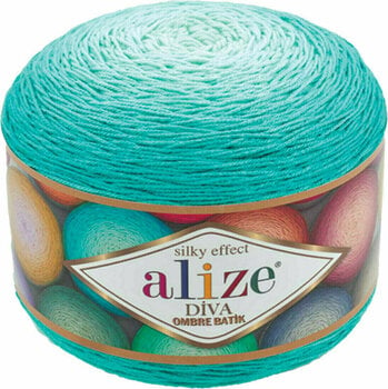 Knitting Yarn Alize Diva Ombre Batik 7370 - 1