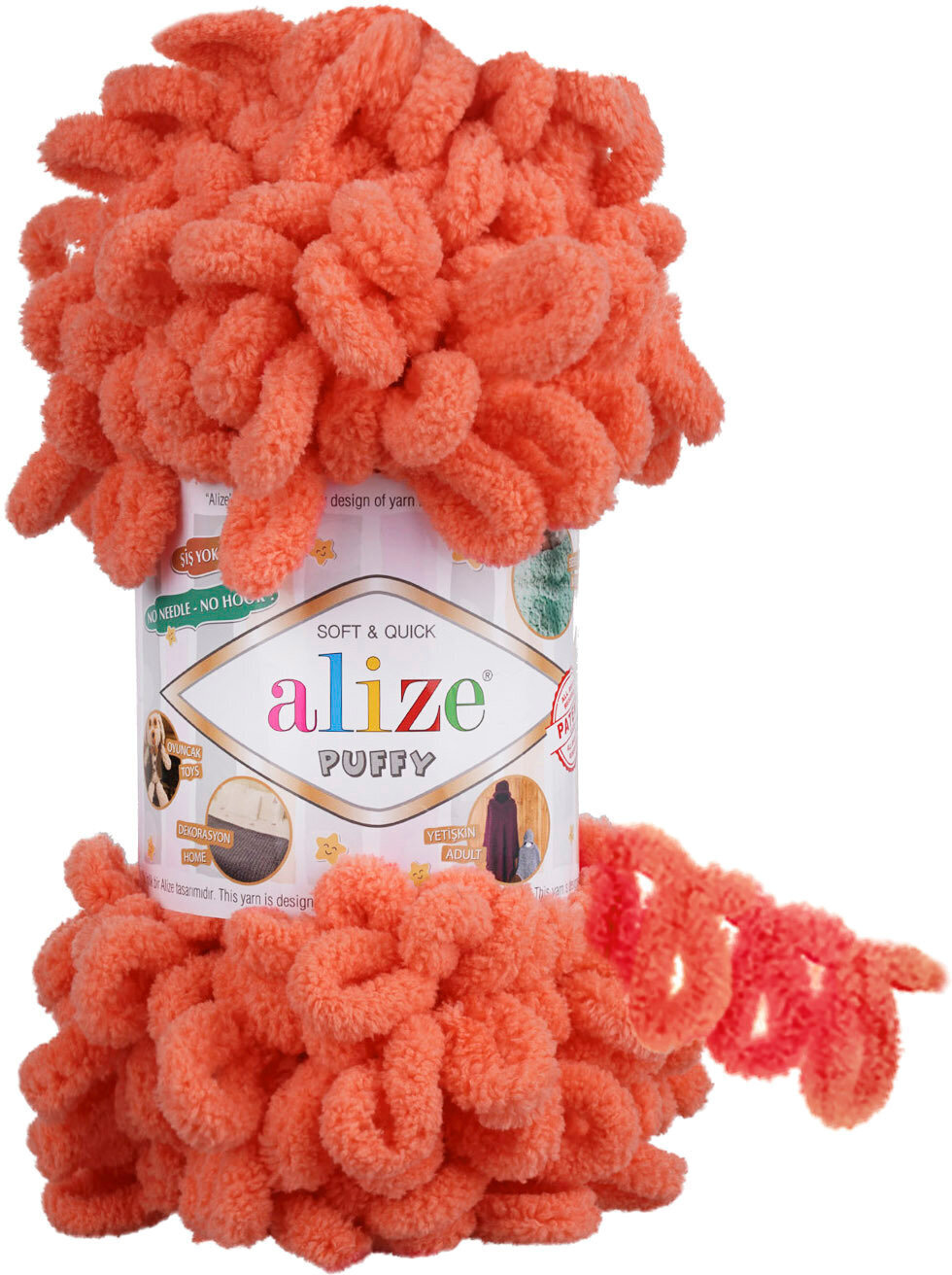 Knitting Yarn Alize Puffy 619 Knitting Yarn