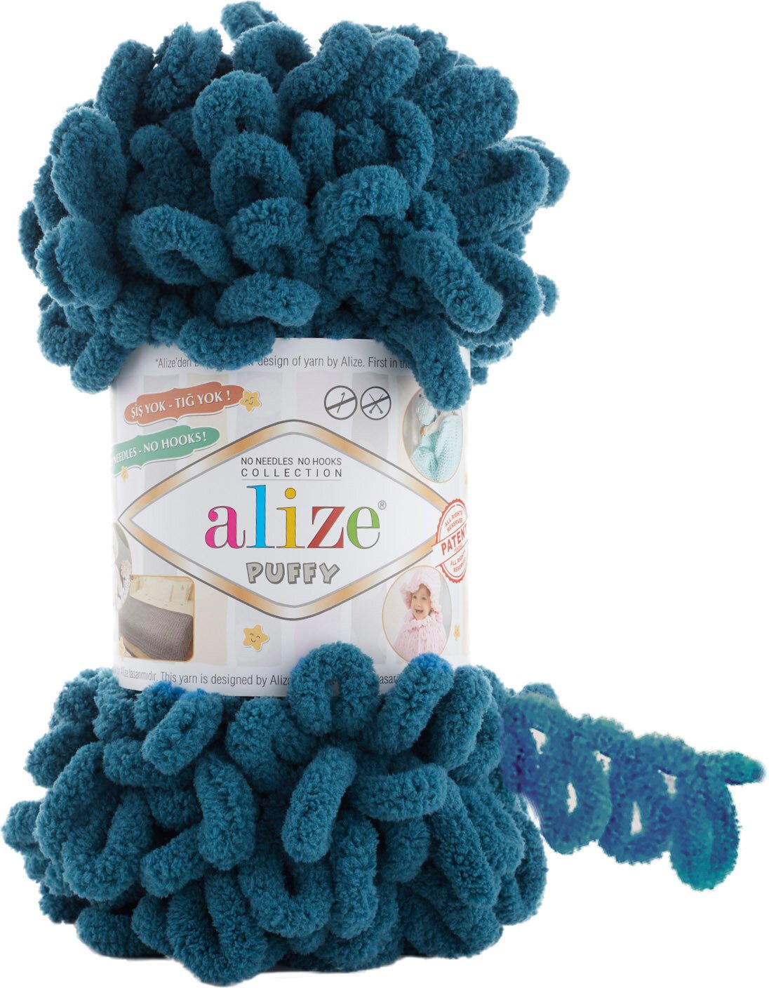 Fil à tricoter Alize Puffy 646