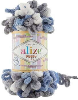 Fil à tricoter Alize Puffy Color 6075 - 1