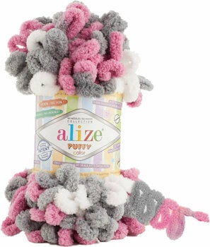 Fios para tricotar Alize Puffy Color 6070 - 1