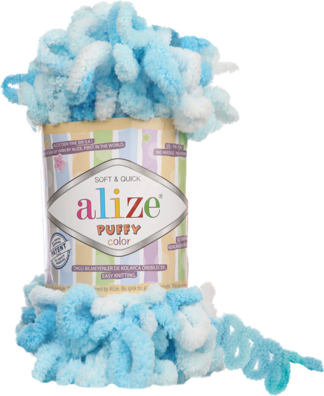 Knitting Yarn Alize Puffy Color 5924