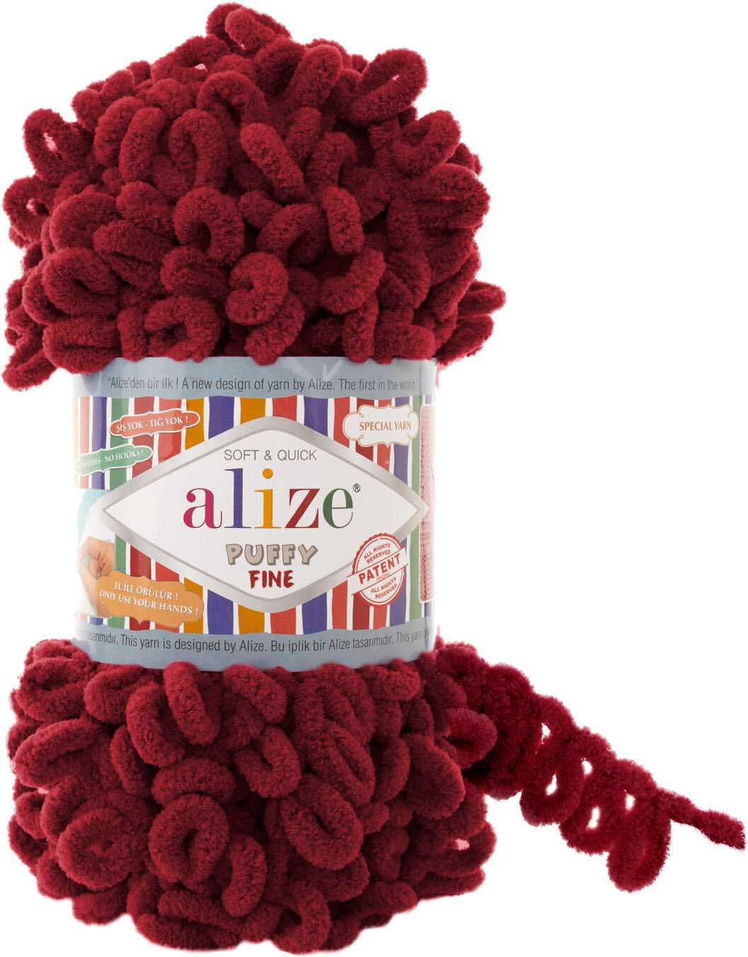 Knitting Yarn Alize Puffy Fine 107