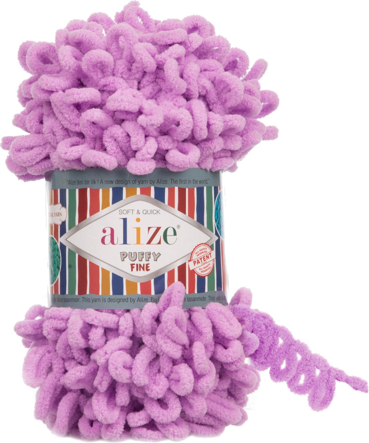 Fios para tricotar Alize Puffy Fine 378