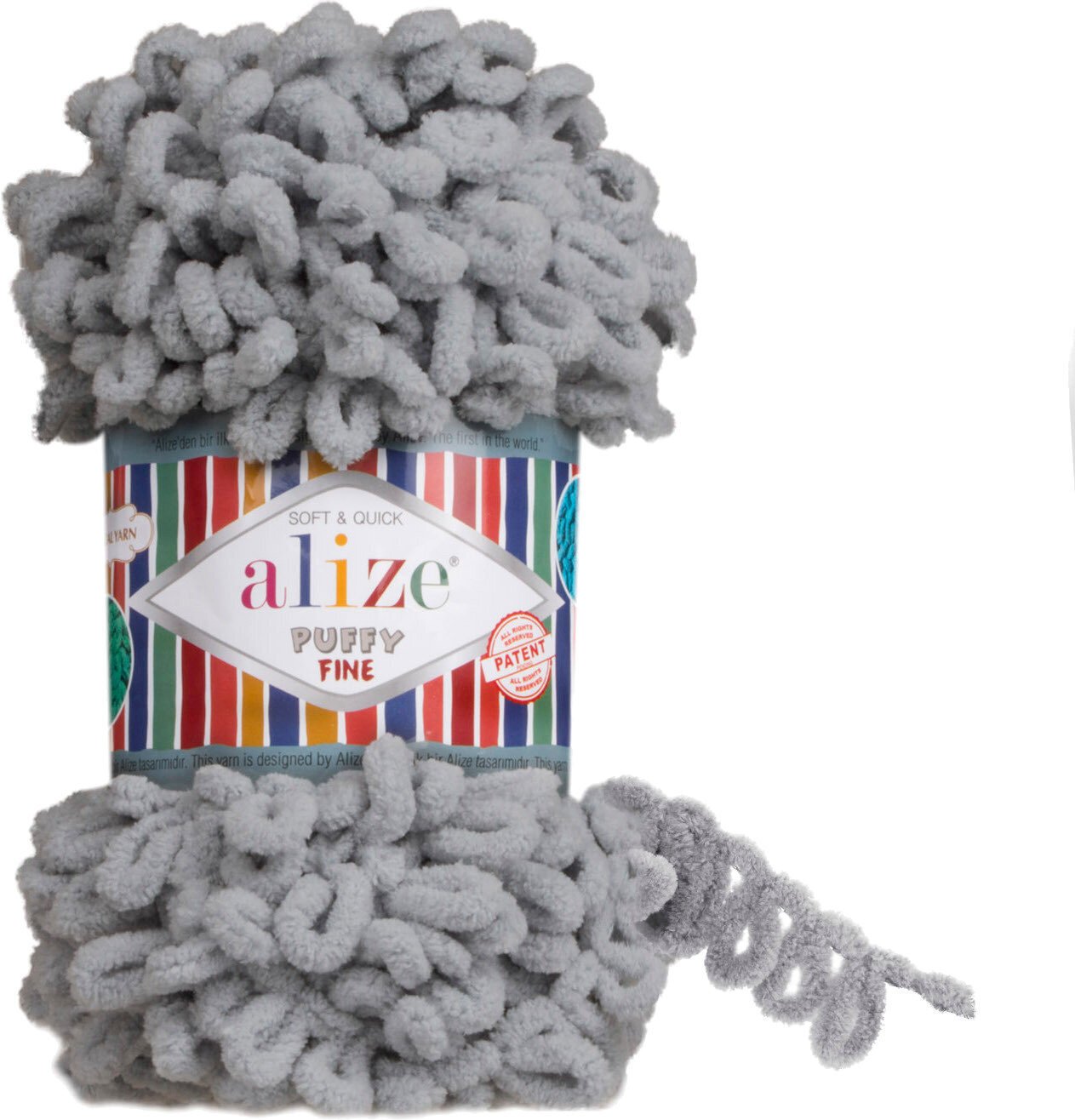 Fios para tricotar Alize Puffy Fine 343