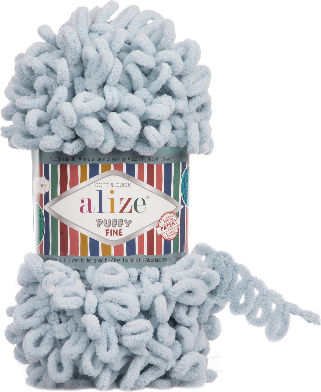 Fios para tricotar Alize Puffy Fine 500