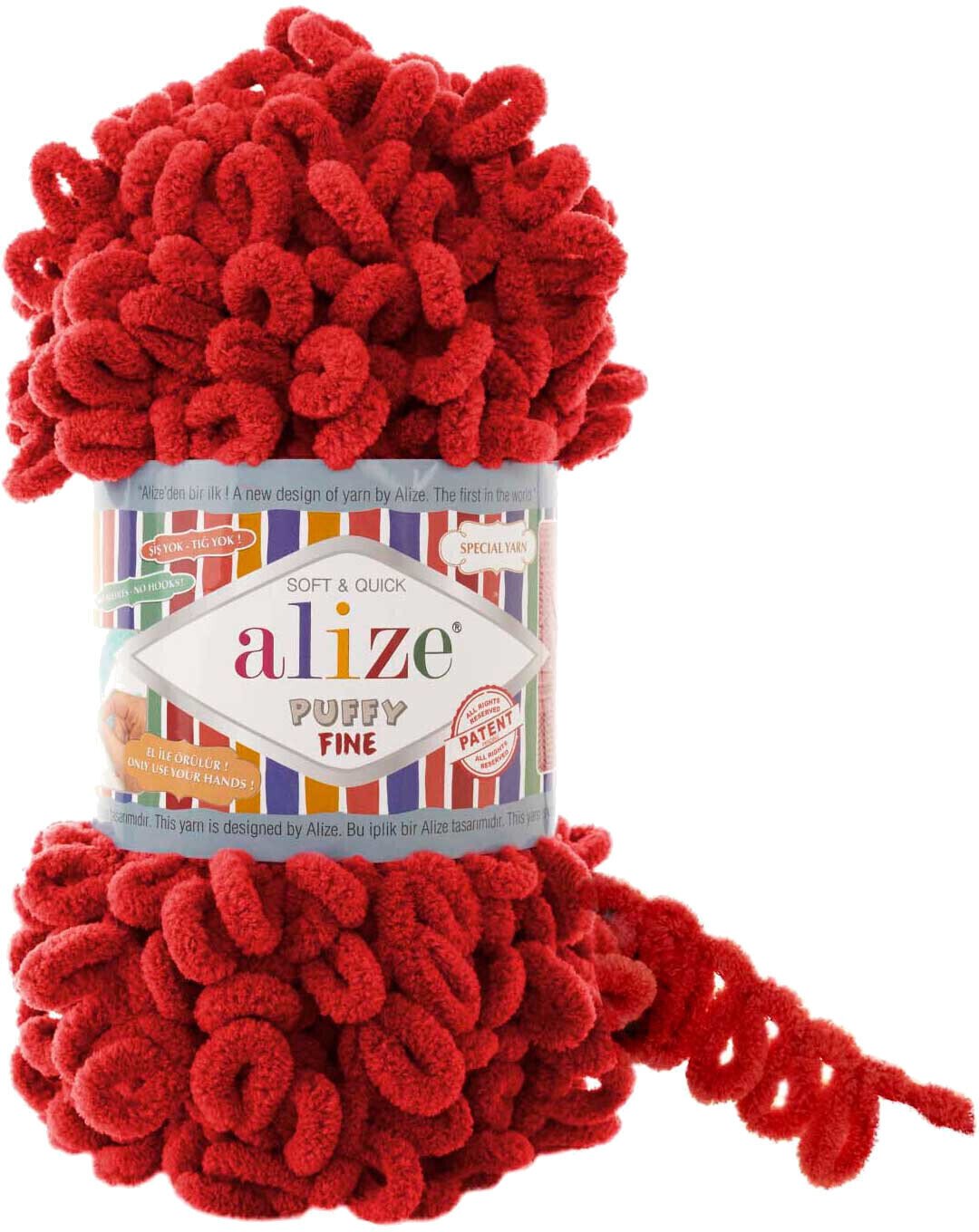 Fios para tricotar Alize Puffy Fine 56