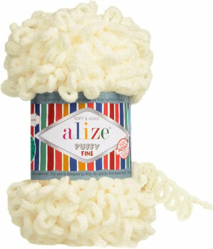 Fios para tricotar Alize Puffy Fine 62 - 1