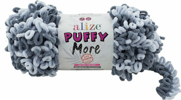 Pređa za pletenje Alize Puffy More 6265 - 1