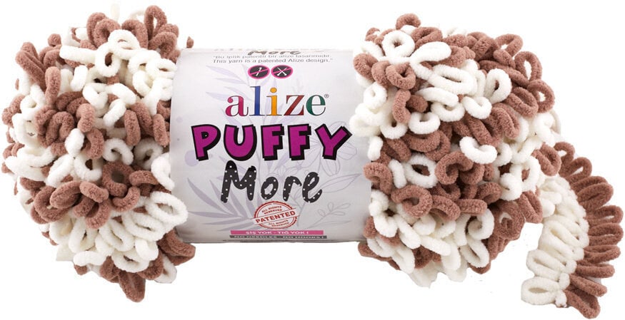 Fios para tricotar Alize Puffy More 6261