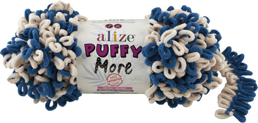 Fios para tricotar Alize Puffy More 6263