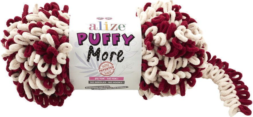 Fios para tricotar Alize Puffy More 6271 Fios para tricotar