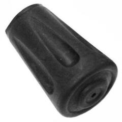 Bâtons de trekking Fizan Rubber Tip Black Embouts de rechange pour bâtons de randonnée