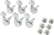 Fender Locking Tuners All Short Chrome 6 Pack Chrome Ladicí mechanika pro kytaru