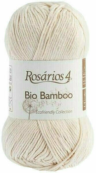 Плетива прежда Rosários 4 Bio Bamboo Ecológico 103 Cream - 1