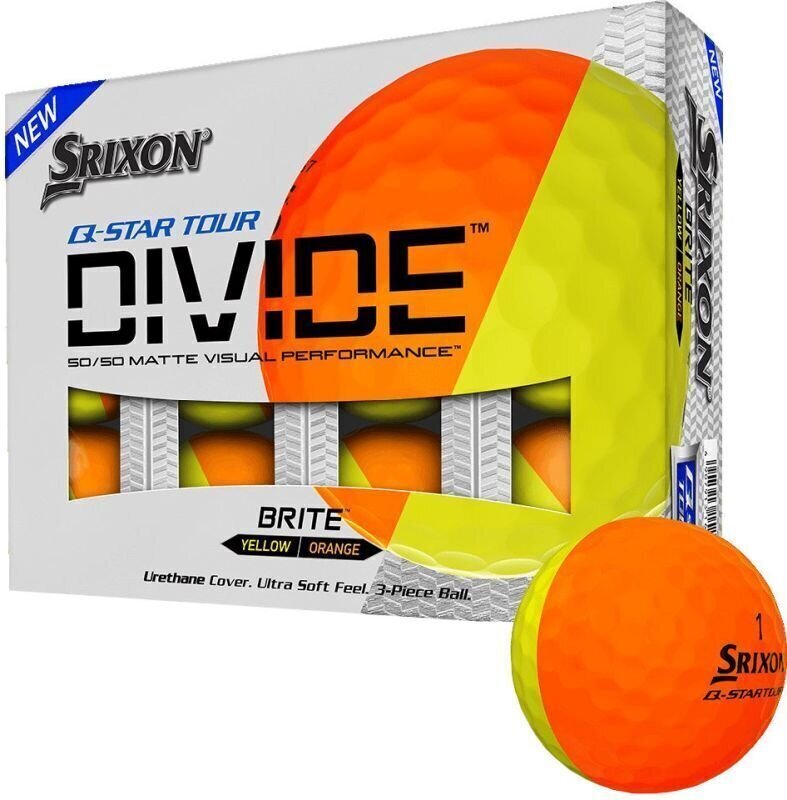 Golfová loptička Srixon Q-Star Golf Balls Yellow/Orange