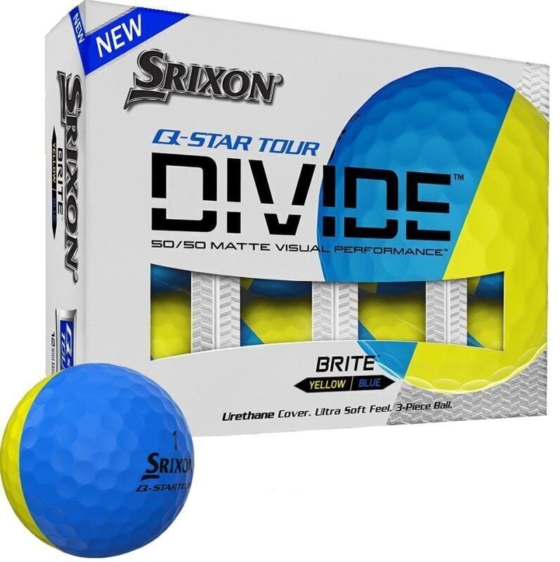Golfový míček Srixon Q-Star Golf Balls Yellow/Blue