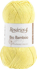 Pletací příze Rosários 4 Bio Bamboo 18 Lemon Pletací příze