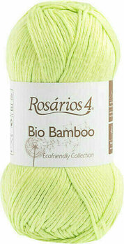 Плетива прежда Rosários 4 Bio Bamboo 4 Light Lime - 1