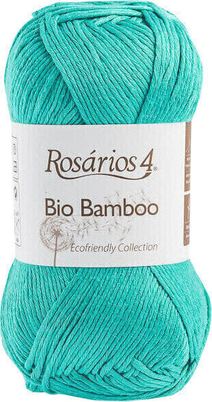 Pletilna preja Rosários 4 Bio Bamboo 8 Turquoise