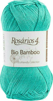 Knitting Yarn Rosários 4 Bio Bamboo 8 Turquoise - 1