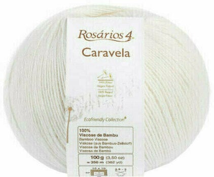Плетива прежда Rosários 4 Caravela 1 White - 1