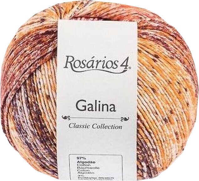 Fil à tricoter Rosários 4 Galina 07 Fire Fil à tricoter