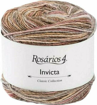 Knitting Yarn Rosários 4 Invicta 1 Pink-Moss - 1