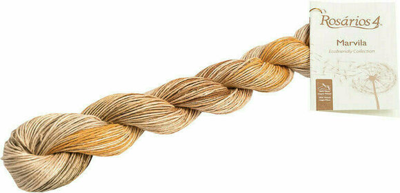 Fil à tricoter Rosários 4 Marvila 113 Light Brown-Yellow - 1