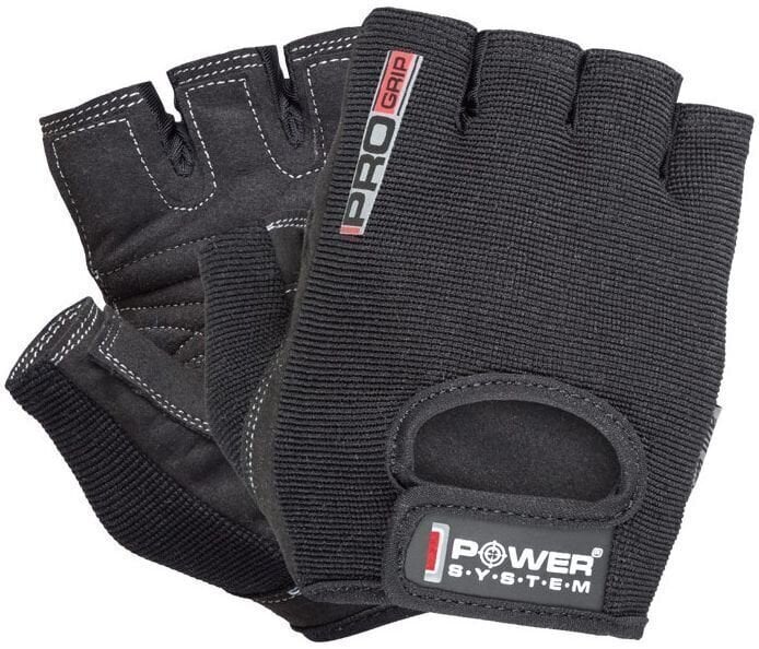 Rękawiczki fitness Power System Pro Grip Black XS Rękawiczki fitness