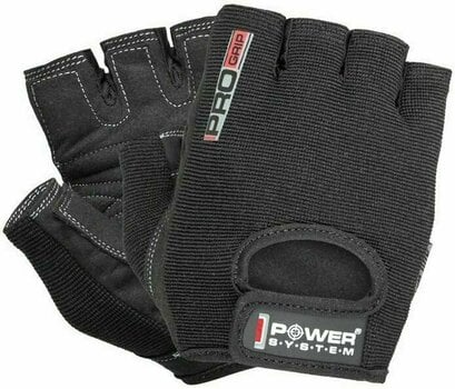 Rękawiczki fitness Power System Pro Grip Black XS Rękawiczki fitness - 1