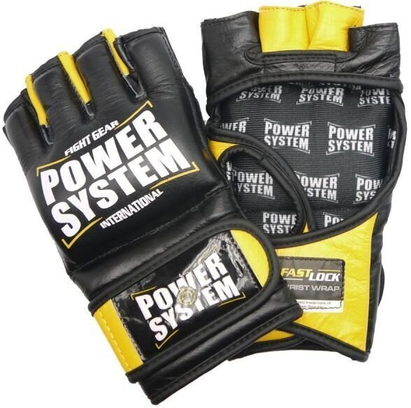 Boxing and MMA gloves Power System Katame Evo Yellow S/M Boxing and MMA gloves